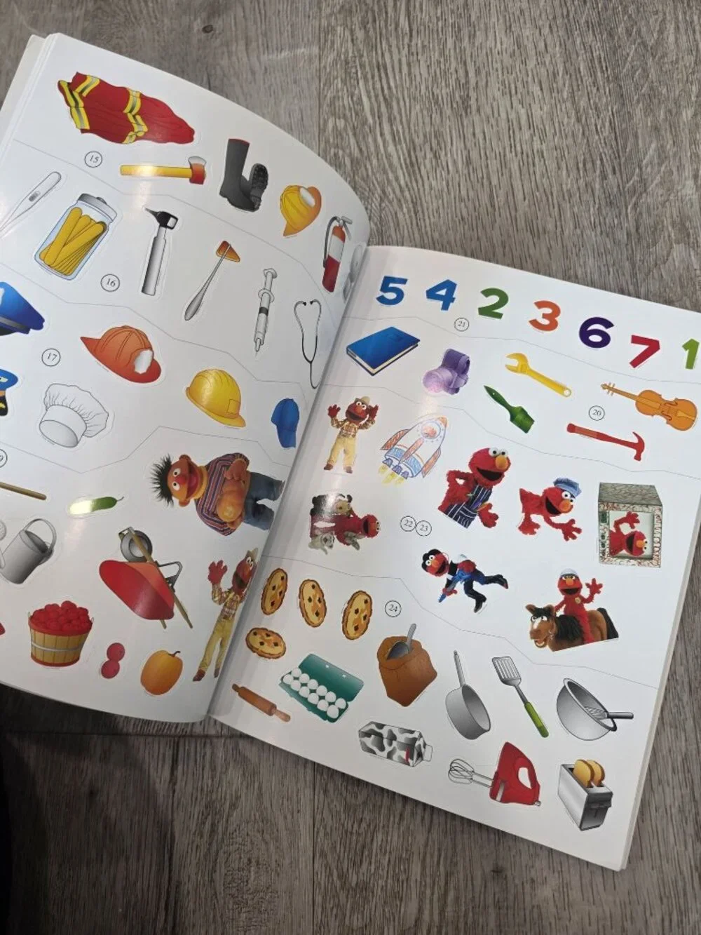 Sesame Street Elmos World Super Sticker Book With Over 200 Reusable Stickers